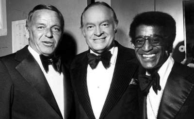 Frank Sinatra, Bob Hope, and Sammy Davis Jr