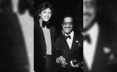Sammy Davis Jr with his son, Mark 