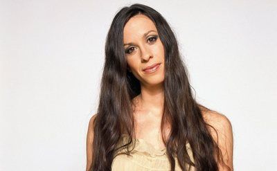 A portrait of Alanis Morissette. 