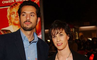 Guy Oseary and Alanis Morissette during 