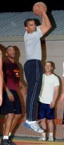 Barack Obama Playing Basketball